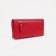 Women's wallet on magnets, red color