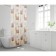Contrasti bathroom curtains, 180 x 200 cm, beige color