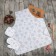 Kit. set 3pr. Snowflake Snowflake silver perch. 17*17 cm, mittens.26*16 cm, Fart. 70*80 cm 100% p/e 94461