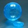 A ball for rodents on a metal base, 12 cm, blue