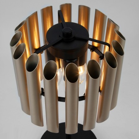 Board lamp with a metal coat Castellie, 60W, E14, 22x22x42 cm-4