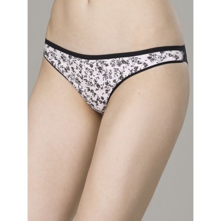 Women's panties, size 48 is gray, white, 2 pcs-2