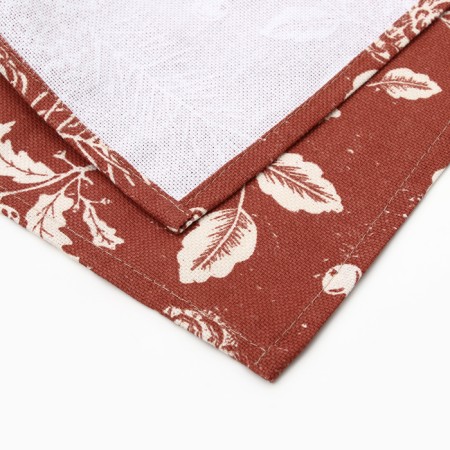 Apron Ethel "New Year’s Plants" 60x70 cm, 100% HL, Rogozhka 186 g/m2-5