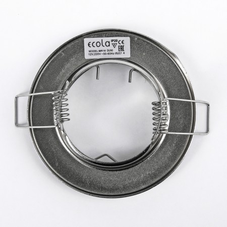Building lamp Ecola Light, GU5.3, DL90, MR16, 30x80 mm, flat, satin-chromium-2