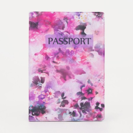 Cover for passport, pink color