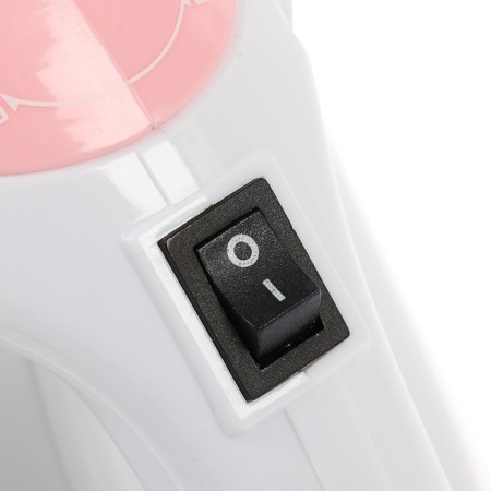 Kelli KL-312, manual, 2000 watts, 500 ml, nozzle kettle, white-pink-1