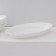 A set of oval plates Luminarc Trianon, D = 22 cm, glass ceramic, 6 pcs, white color