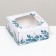 Self -charged box, with a window, "Flowers Dance" 19 x 19 x 9 cm set 5 pcs