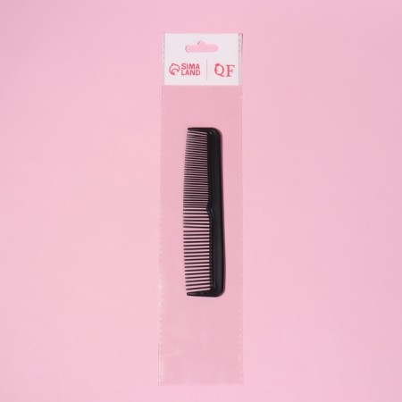 Combined comb, 12.5 × 2.5 cm, black color-3