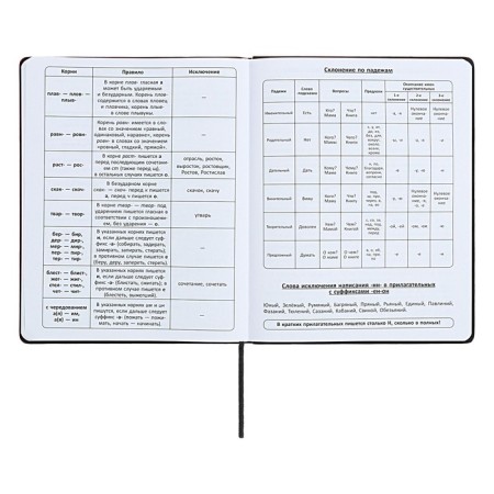 Universal diary for grades 1-11 Oxford, a solid cover of artificial leather, lies, 48 ​​sheets, coral spine-10