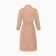 Women's waffle robe and I am 3/4 sleeve, size 50-52, beige, 100% cotton, 200g/m2