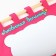 Organizer for storing things on a wall with a "beloved daughter" mirror, 2 departments
