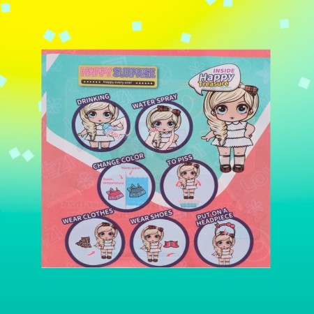 Игрушка-сюрприз «Модная крошка» в шаре, МИКС-15