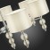 Suspended EVOLUCE lamp. Sle105703-07. Ramer. 7x40 watts, E14, 79x79x45 cm, chromium color