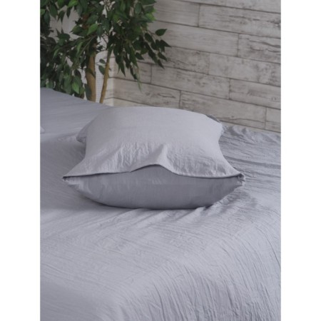Bed linen duet Capriccio Silver, size 200x215 cm, 145x210 cm - 2 pcs, 70x70 cm - 2 pcs-2