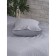 Bed linen duet Capriccio Silver, size 200x215 cm, 145x210 cm - 2 pcs, 70x70 cm - 2 pcs