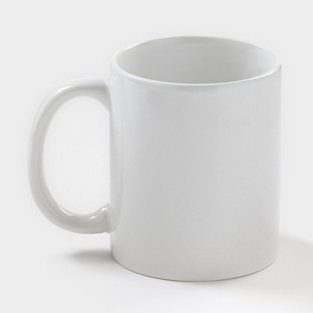 Mug - chameleon ceramic share "cat", 350 ml, white color-2