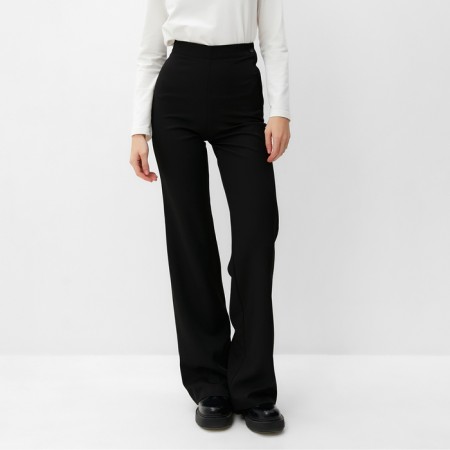 Women's pants Minaku: classic, black color, size 46