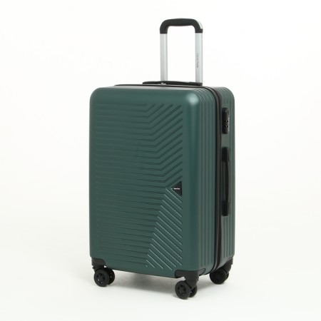 Suitcase 24 ", 42*28*66, lightning department, Code code, 4 wheels removable, green wheels