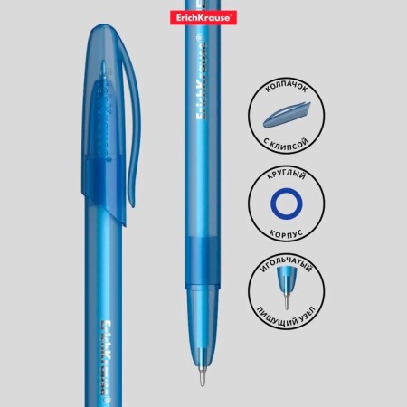 Ballic handle Erichkrause Neo Original, needle node 0.7 mm, blue ink-1
