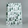 Package Gift New Year Laminated "Christmas trees", l 28 x 38 x 9 cm, new year