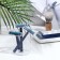 Hard -free disposable machines "My choice" with a moisturizing strip, 2 blades, blue, 5 pcs.