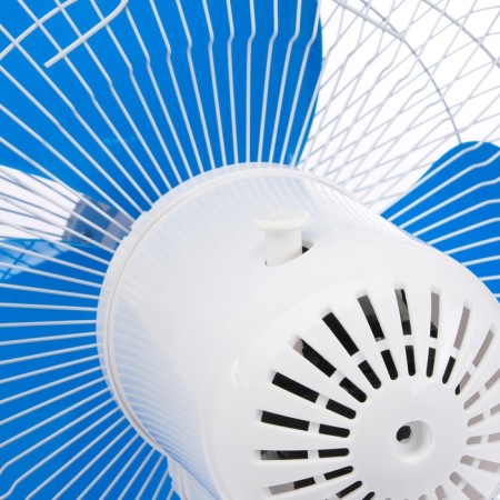 Fan Luazon LOF-03, desktop, 35 watts, 28 cm, 3 modes, plastic, white-blue-6