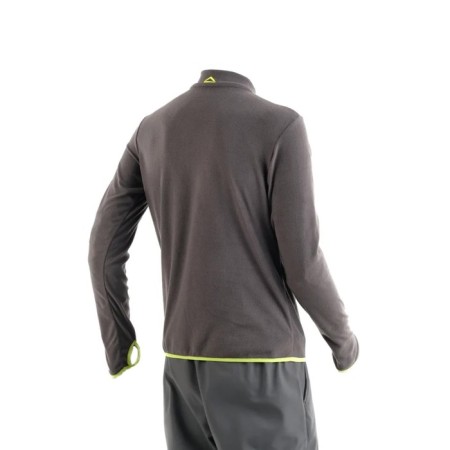 Payer Sweatshirt "Tahoe", fleece 150g, gray with lemon, rr 40-42 Height 170-176-9
