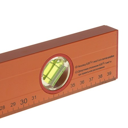 SPARTA level, 40 cm, aluminum, 3 eyes, orange, ruler-3