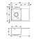 Kitchen sink "RMS" MRK-5851L, mortise, left, thickness 3.0 and 1 mm, dispenser, gray