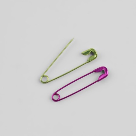 English pins, 22 mm, 50 pcs, chameleon color-1