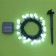 Garland “thread” 4.5 m with nozzles “balls”, IP44, dark thread, 30 LED, white glow, 2 modes, solar battery