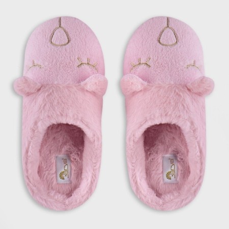 Women's slippers, size 39, pink color-2
