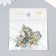 Decor for creativity Plastic "Butterfly with golden dots" Green 1.5x2.3 cm