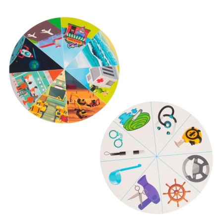 Developing game with Procedes "Professions and Transport", according to the Montessori methodology-2