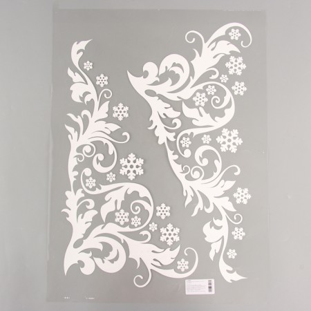 Thermalrotransfer "pattern with snowflakes", on a sheet 2 pcs.