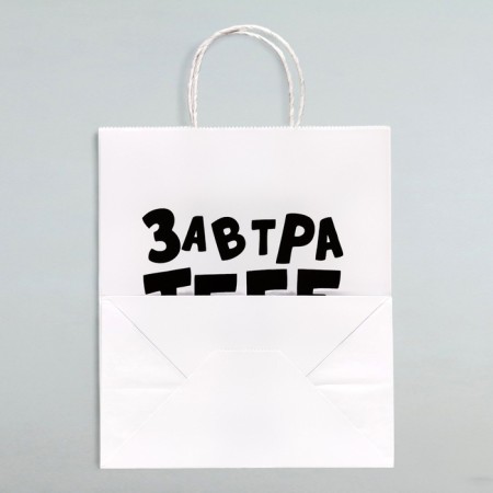 Gift package “Tomorrow will be ashamed of you”, 24 x 10.5 x 32 cm-1