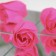 Soap roses, fuchsia, set of 9 pcs.