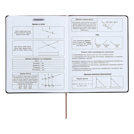 Universal diary for grades 1-11 "strip", solid cover of artificial leather, silkography, lies, 48 ​​sheets, chocolate+turquoise-8