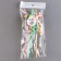 Tubes for cocktail "birds" set 4 pcs, color mix