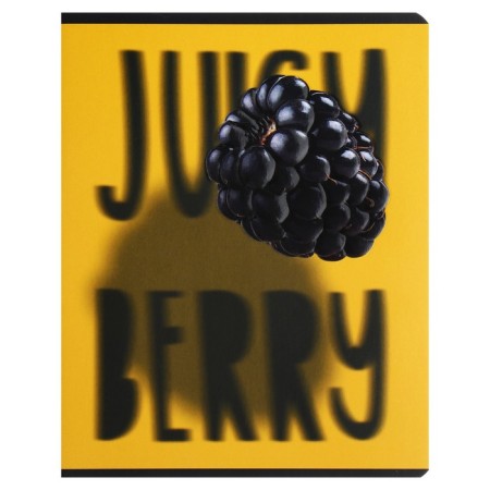 A notebook of 48 sheets in a cage on a clip of Exotic Fruit, covered cardboard, matte lamination, selective varnish, congregation, mix-3