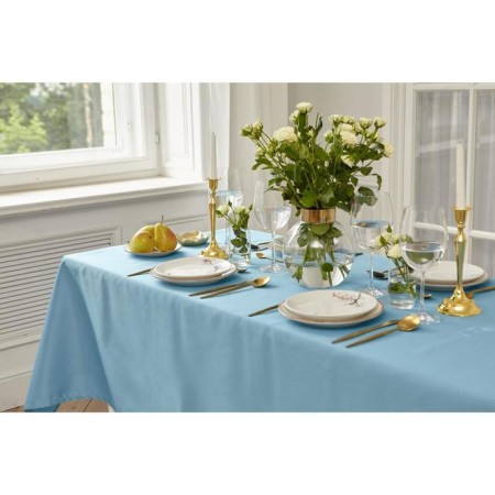 COZY 150*220 +/- 3cm tablecloth tablecloth, cell-blue, pl. 192 g/m2, hl with VGMO-8