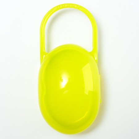 A container for storing and sterilizing children's nipples and dummy, yellow color-1