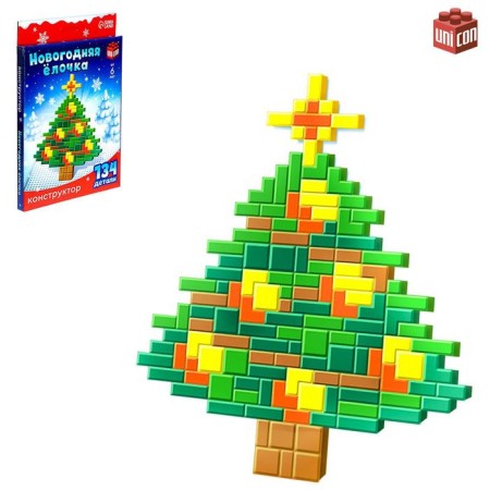 Constructor "New Year's Christmas tree", 134 details