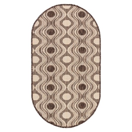 Corpole eco-luxe oval 60x110 cm, pp 100%, jute
