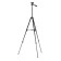 Luazon floor tripod, reinforced legs, height regulation 34-108 cm, black