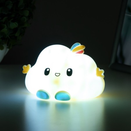 Night "Cloud" LED from AG13 batteries yellow 12x10x8 cm-7