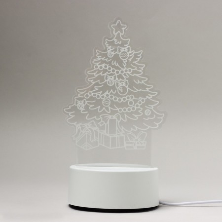 Acrylic lamp "Fulfillment of desires", 11.8 x 22 cm, model GBV-0123-2