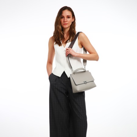 Women's bag Textura, messenger, medium size, color gray-6