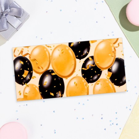 Money envelope "Universal" balloons 16x8 cm